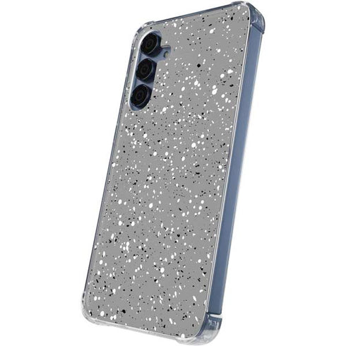 Grey Speckle Galaxy A35 5G Clear Case
